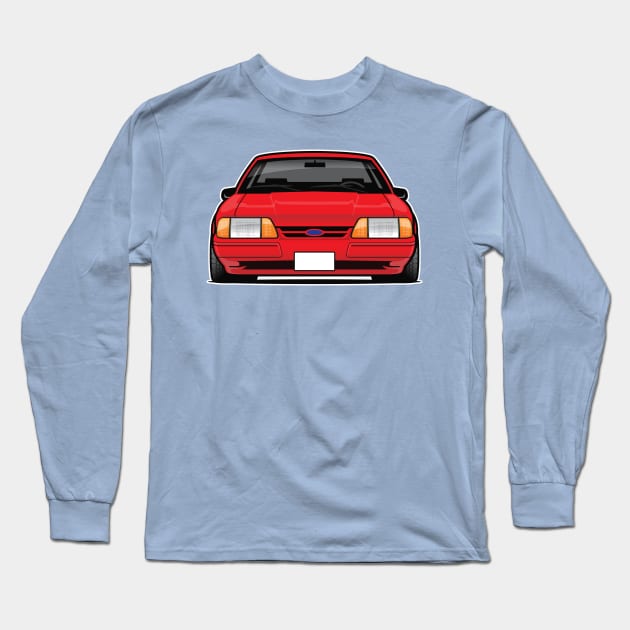 1993 Mustang 3rd gen Long Sleeve T-Shirt by RBDesigns